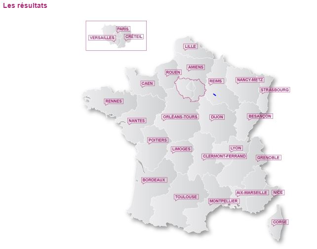 bac2015 : les résultats académie par académie